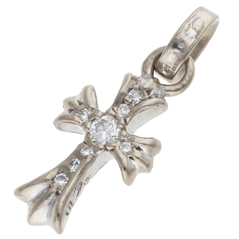 Chrome Hearts Baby Fat Pave Diamond 18K WG Pendant