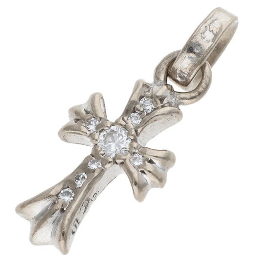 Chrome Hearts Baby Fat Pave Diamond 18K WG Pendant