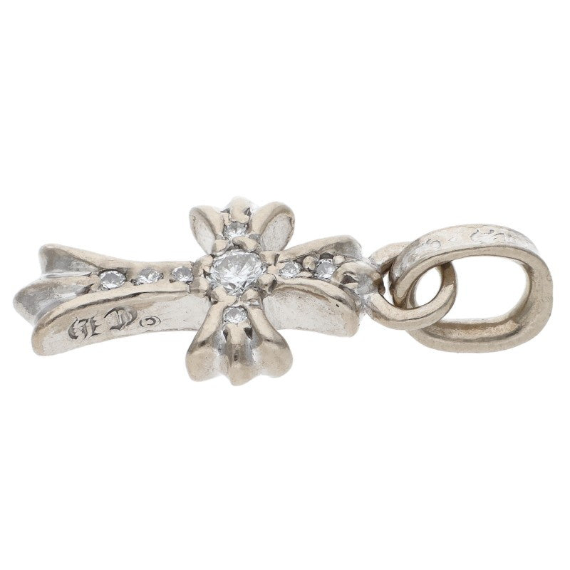 Chrome Hearts Baby Fat Pave Diamond 18K WG Pendant