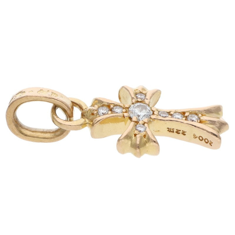 Chrome Hearts 22K Baby Fat Pave Diamond Necklace Charm Multi