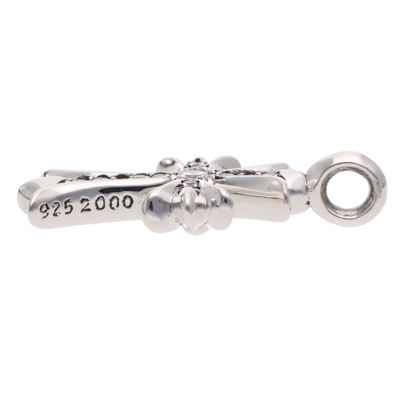 Chrome Hearts Tiny Fat Cross Pave Diamond Pendant
