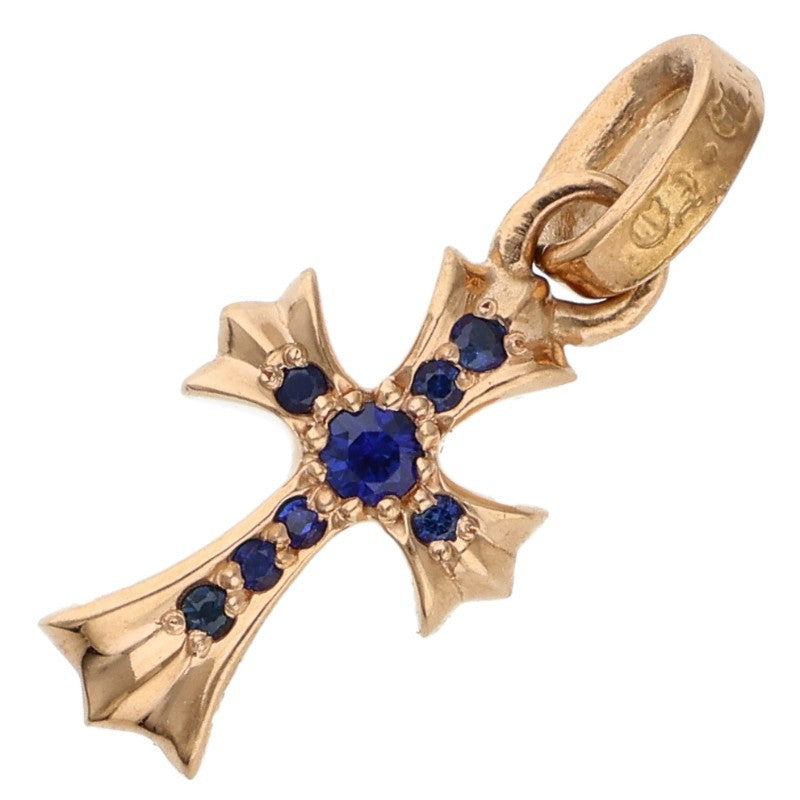 Chrome Hearts 22K BabyFAT Pave Blue Sapphire Charm Multi
