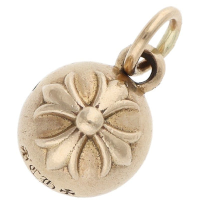 Chrome Hearts 22K INVERTED CH PLUS Gold Pendant Yellow