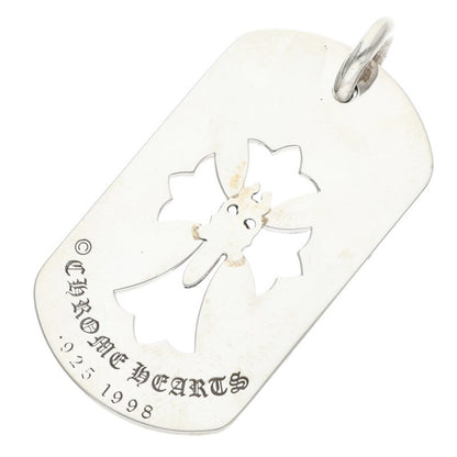 Chrome Hearts D TAG LRG CROSS DAGG Cutout Necklace Top