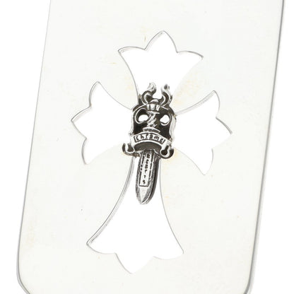 Chrome Hearts D TAG LRG CROSS DAGG Cutout Necklace Top