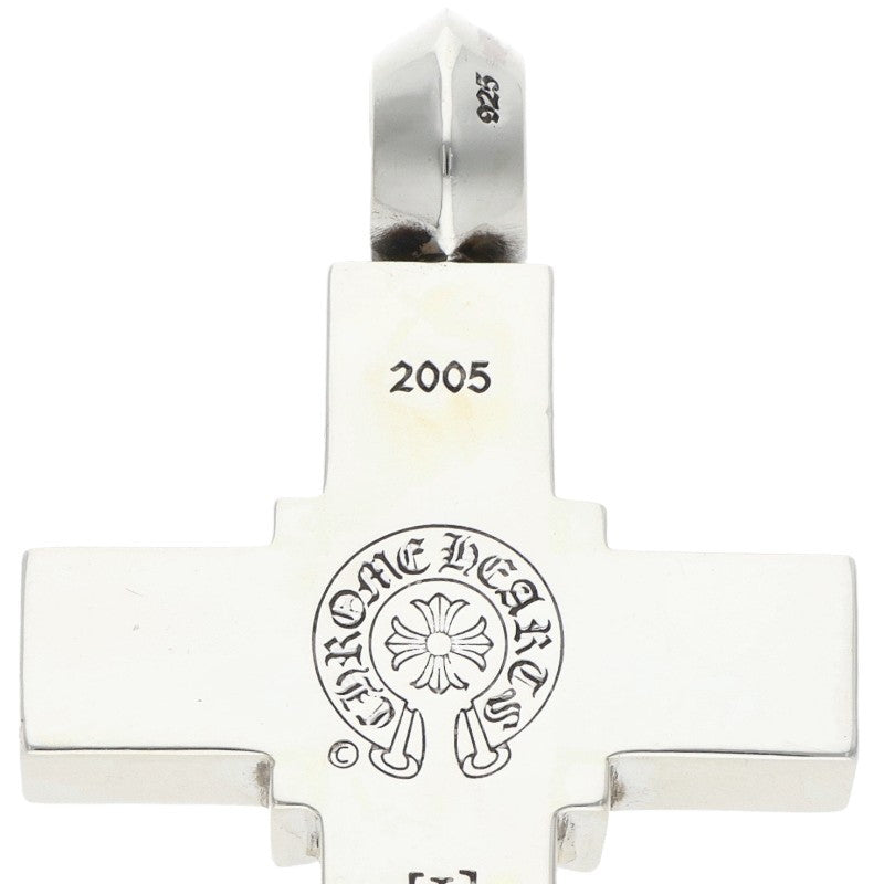 Chrome Hearts Small Mapplethorpe Cross Silver Necklace