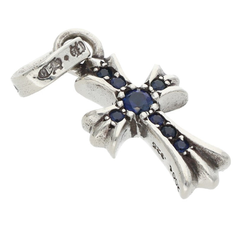 Chrome Hearts Babyfat Pave Sapphire Charm Necklace Top