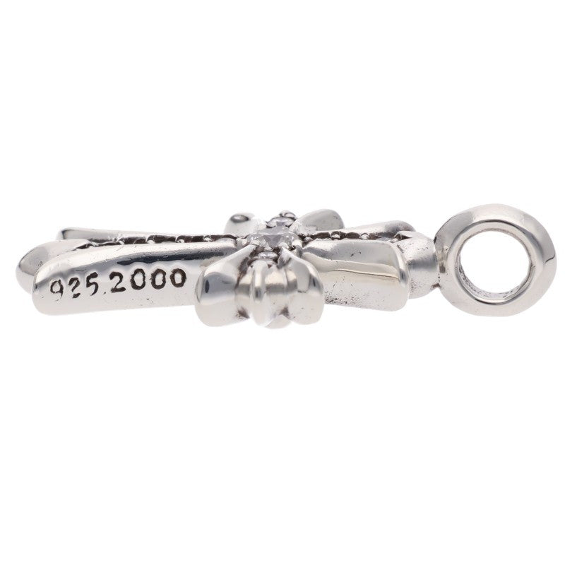 Chrome Hearts Tiny Fat Cross Pave Diamond Pendant