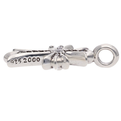 Chrome Hearts Tiny Fat Cross Pave Diamond Pendant