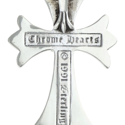 Chrome Hearts CH CRS SML W Bale Sterling Silver Necklace