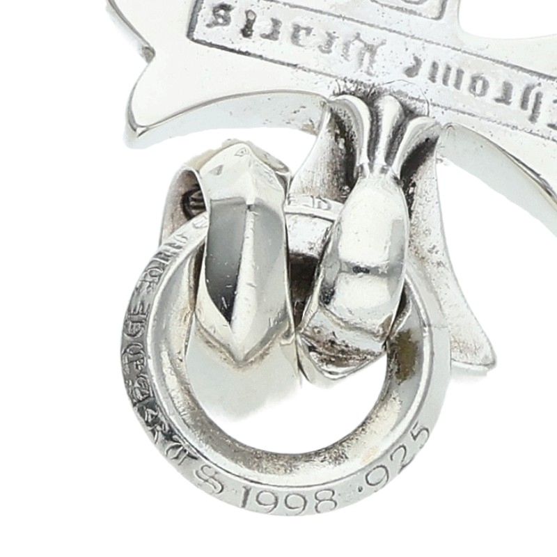 Chrome Hearts CH CRS SML W Bale Sterling Silver Necklace
