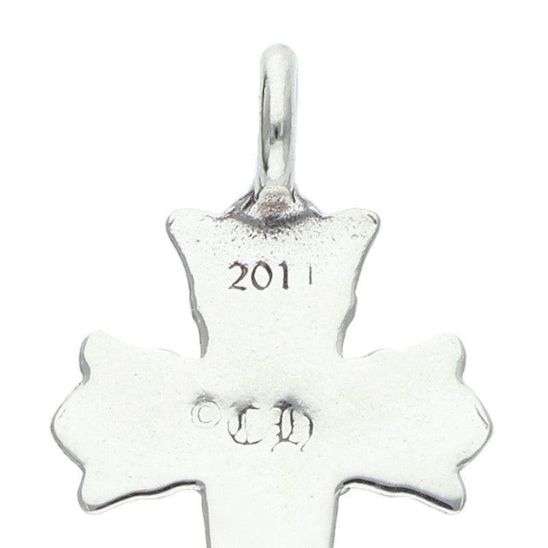 Chrome Hearts DBL CH CRS Silver Charm Necklace