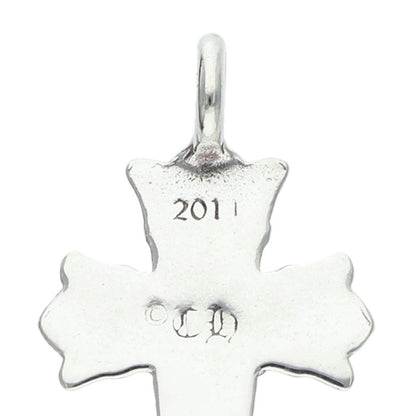 Chrome Hearts DBL CH CRS Silver Charm Necklace
