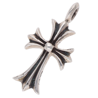 Chrome Hearts 925 Tiny Fat Cross Pave Black Diamond Multi