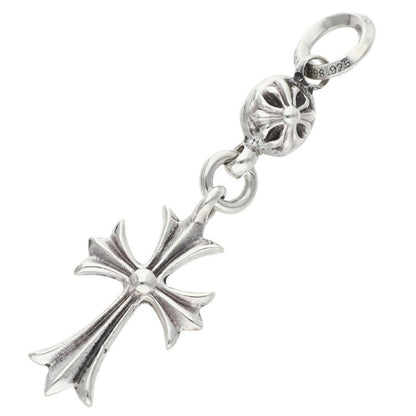 Chrome Hearts 1 Ball Tiny CH Cross Silver Charm