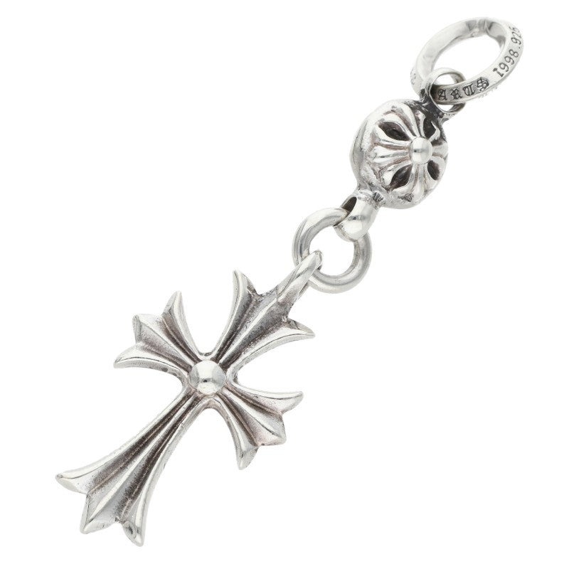 Chrome Hearts 1 Ball Tiny CH Cross Silver Charm