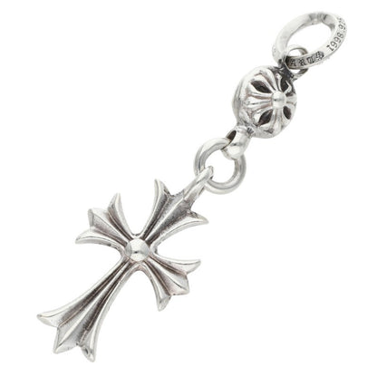 Chrome Hearts 1 Ball Tiny CH Cross Silver Charm