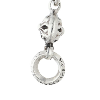 Chrome Hearts 1 Ball Tiny CH Cross Silver Charm