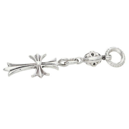 Chrome Hearts 1 Ball Tiny CH Cross Silver Charm