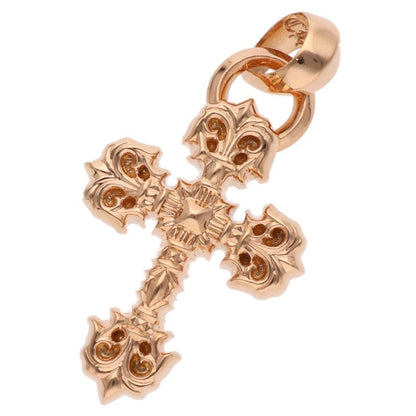 Chrome Hearts 22K XS Filigree Cross Gold Necklace Top