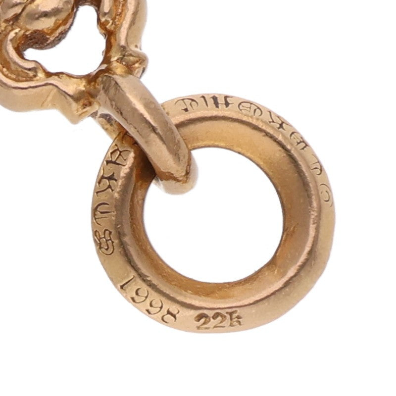 Chrome Hearts 22K #5 Dagger Pave Pink Sapphire Charm