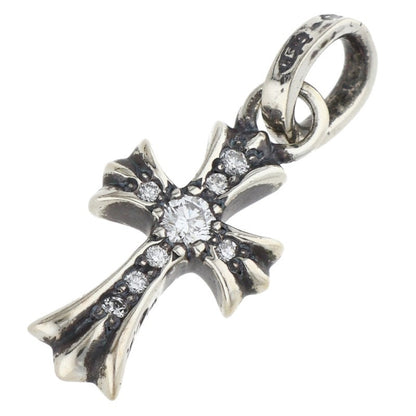 Chrome Hearts Baby Fat Pave Diamond Silver Charm