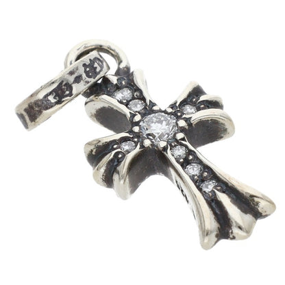 Chrome Hearts Baby Fat Pave Diamond Silver Charm