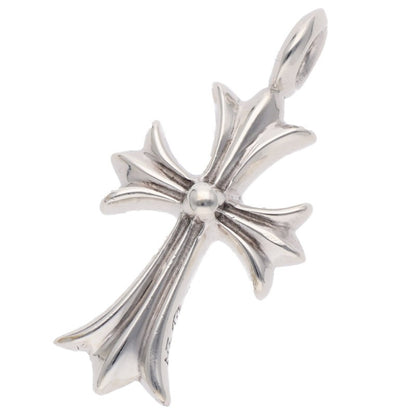 Chrome Hearts Tiny Fat Cross Pave Diamond Pendant 925