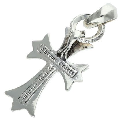 Chrome Hearts CH CRS SML W BALE Silver Necklace Pendant