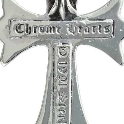 Chrome Hearts CH CRS SML W BALE Silver Necklace Pendant