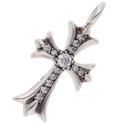 Chrome Hearts Tiny Fat Cross Pave Diamond Pendant
