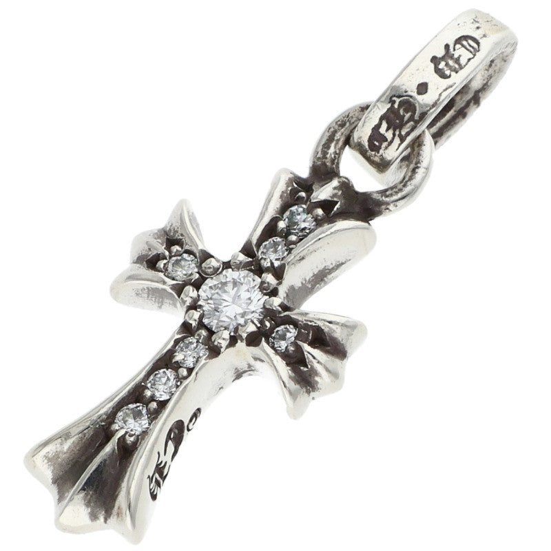 Chrome Hearts CRS BBYFAT P DMND Pave Charm Silver/Clear