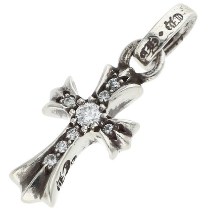 Chrome Hearts CRS BBYFAT P DMND Pave Charm Silver/Clear
