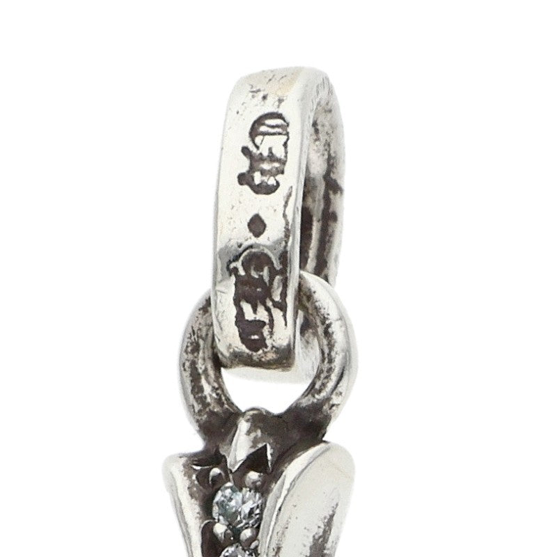 Chrome Hearts CRS BBYFAT P DMND Pave Charm Silver/Clear