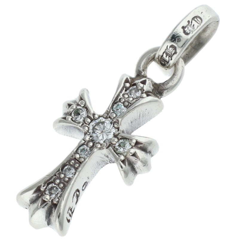 Chrome Hearts Baby Fat Pave Diamond Cross Charm