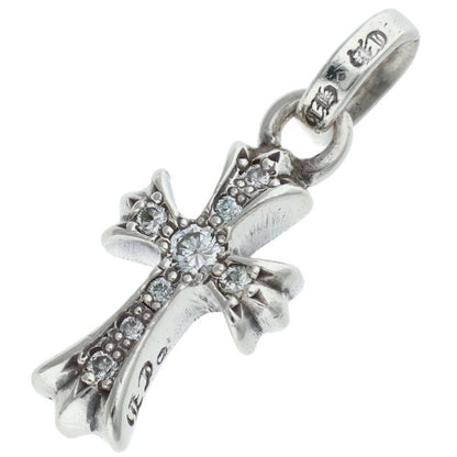 Chrome Hearts Baby Fat Pave Diamond Cross Charm