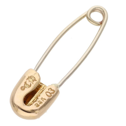 Chrome Hearts 22K Small Safety Pin 1-Diamond Charm