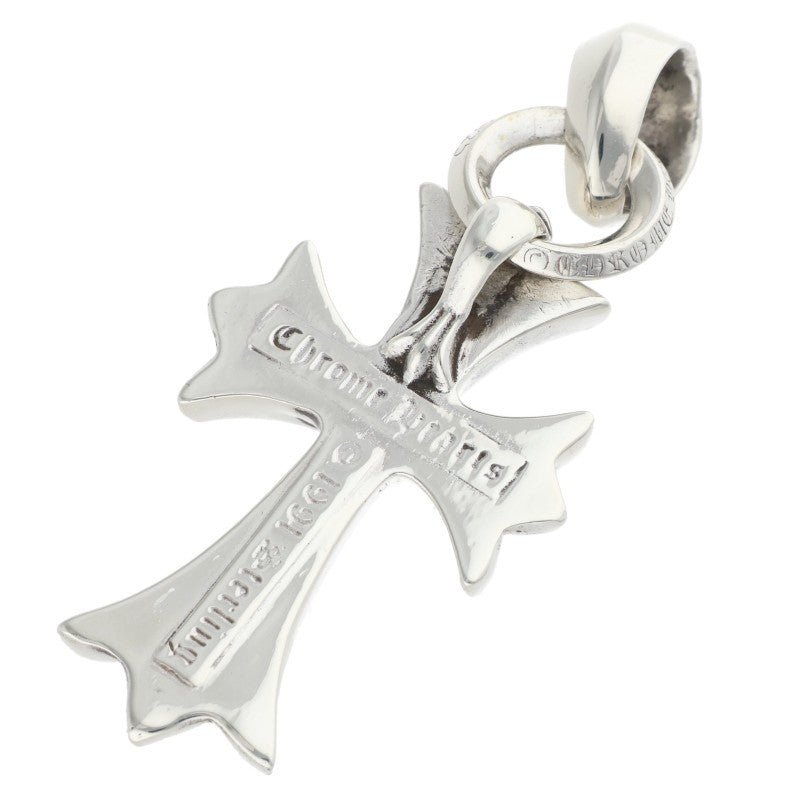 Chrome Hearts CH CRS SML W BALE Silver Necklace Pendant