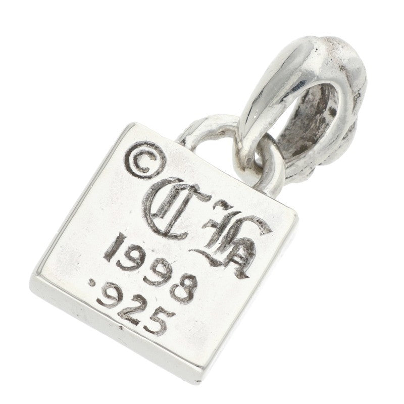 Chrome Hearts FRAMED BS FLEUR Silver Necklace Charm