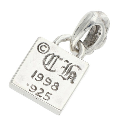 Chrome Hearts FRAMED BS FLEUR Silver Necklace Charm
