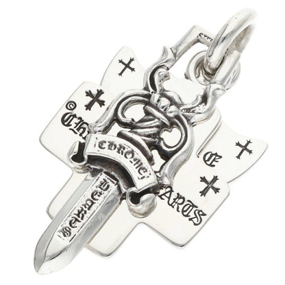 Chrome Hearts 3 Trinkets Silver Pendant