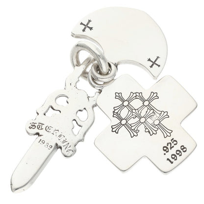 Chrome Hearts 3 Trinkets Silver Pendant