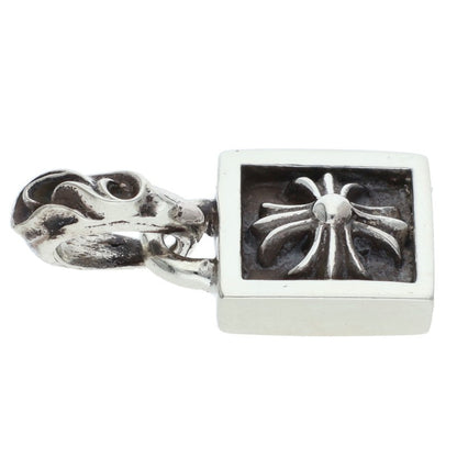 Chrome Hearts Framed CH Plus Silver Pendant