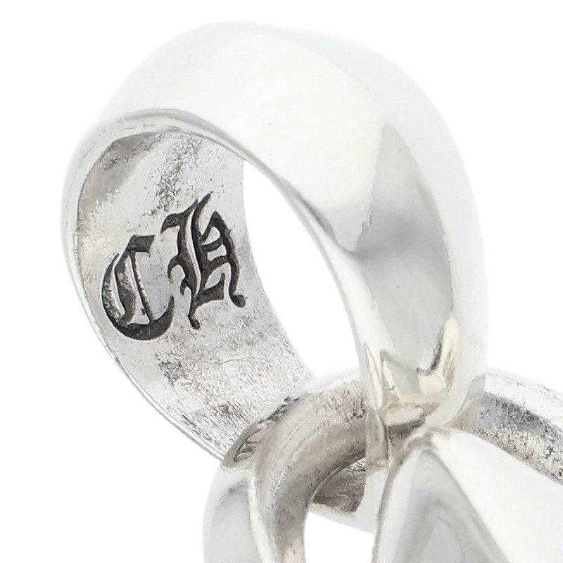 Chrome Hearts Large CH Cross W Bale Silver Pendant