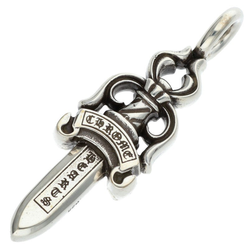 Chrome Hearts Double Dagger Silver Pendant