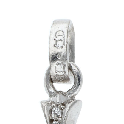 Chrome Hearts Baby Fat Cross Pave Diamond Charm 18K WG Multi