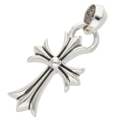 Chrome Hearts Small CH Cross Bale Silver Charm