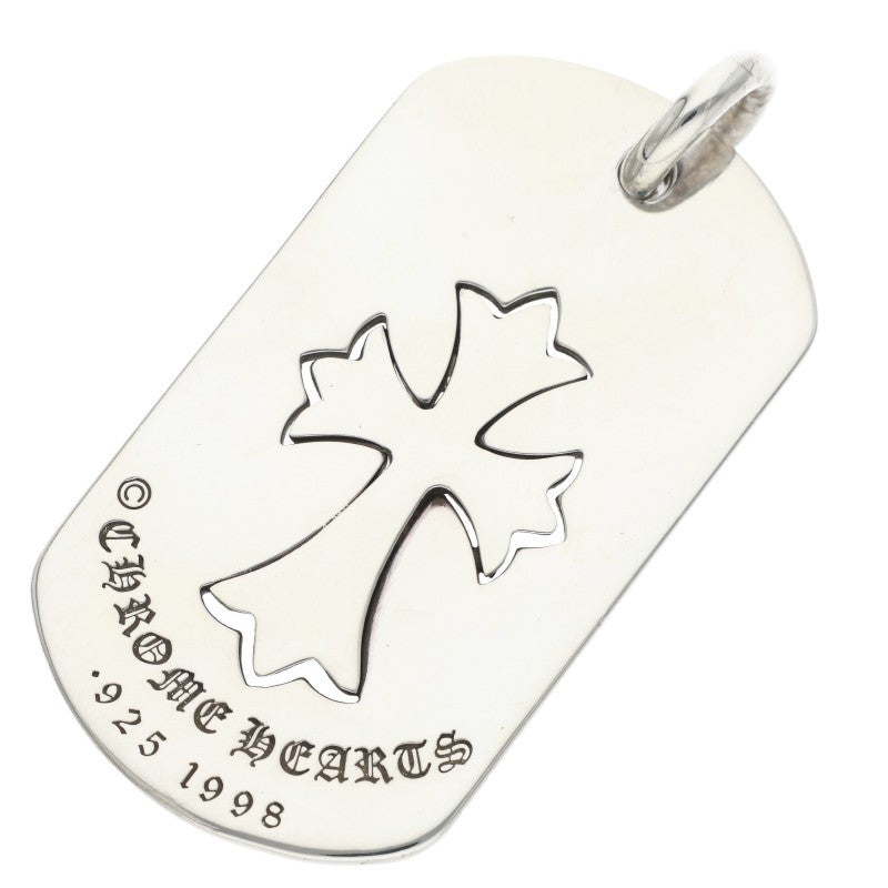 Chrome Hearts D TAG LRG TNY CRS Silver Pendant Size LARGE