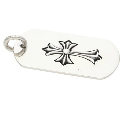 Chrome Hearts D TAG LRG TNY CRS Silver Pendant Size LARGE