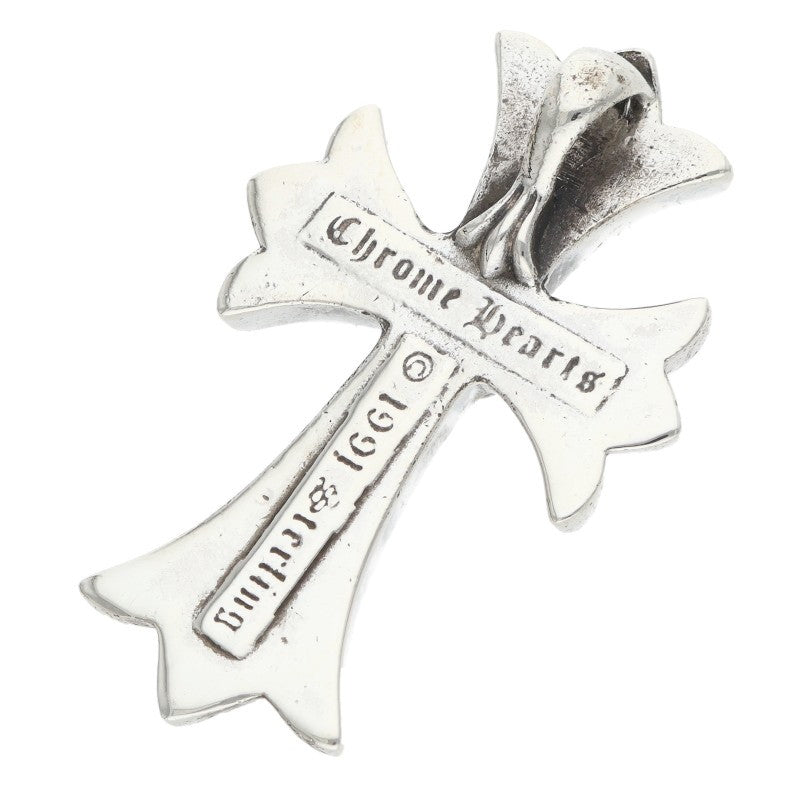 Chrome Hearts Small CH Cross Silver Pendant Necklace Top